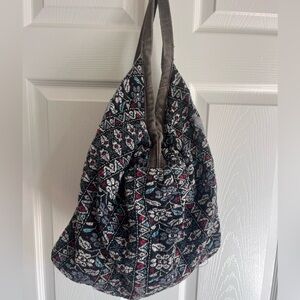 Multicolor Patterned zippered boho bag